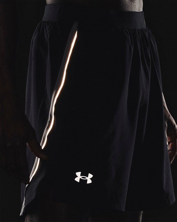 Men's UA Launch SW 7'' CMe Shorts, Black, pdpMainDesktop image number 3